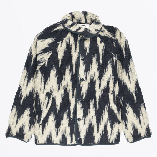 - Beach Jacket - Navy/Ecru