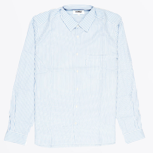 - Curtis Shirt - Blue/Ecru
