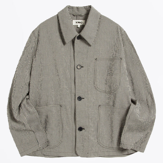 Labour Chore Jacket - Navy/Ecru
