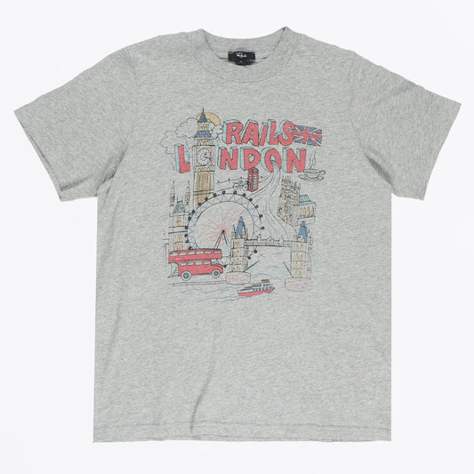 London Boyfriend Tee - Grey