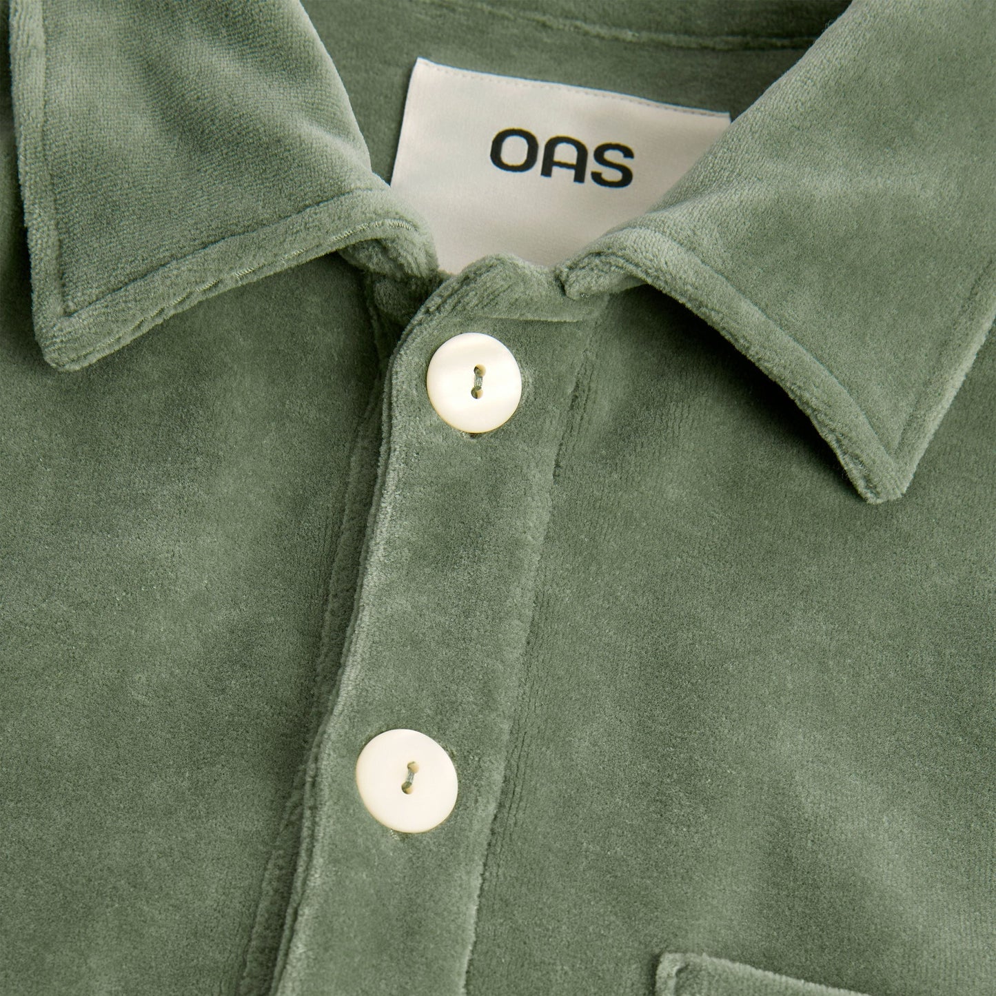Girona Velour Shirt - Green