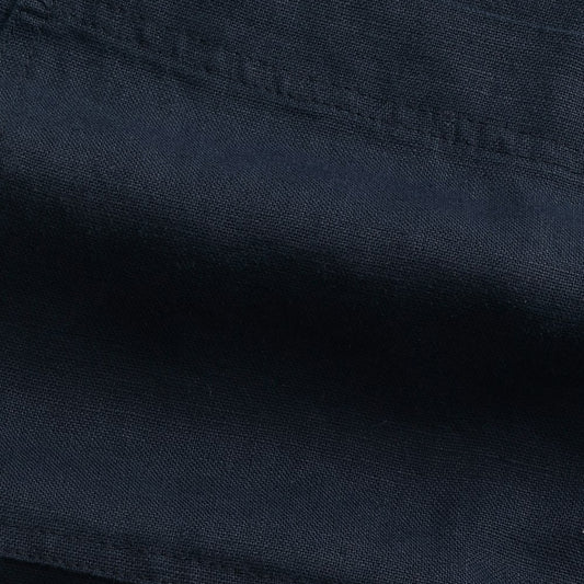 - Olav Linen Overshirt - Navy