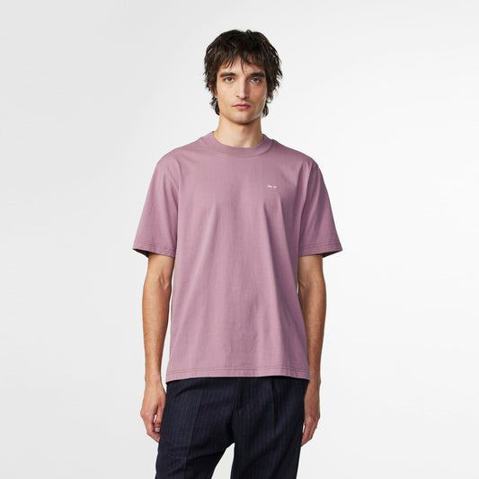 - Adam Embroidered T-Shirt - Grape Shake