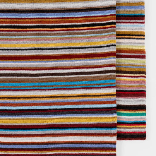 - Merino Scarf - Signature Stripe