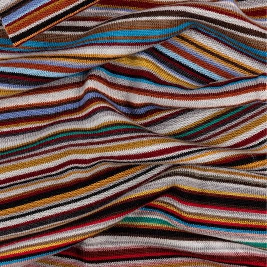 - Merino Scarf - Signature Stripe