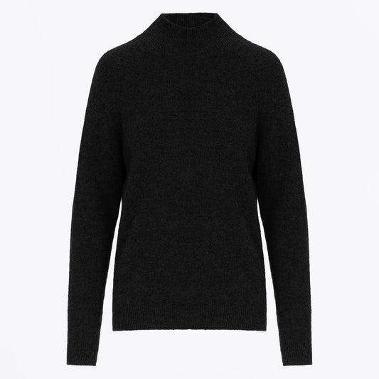 - Wind Up Knitted Sweater - Black