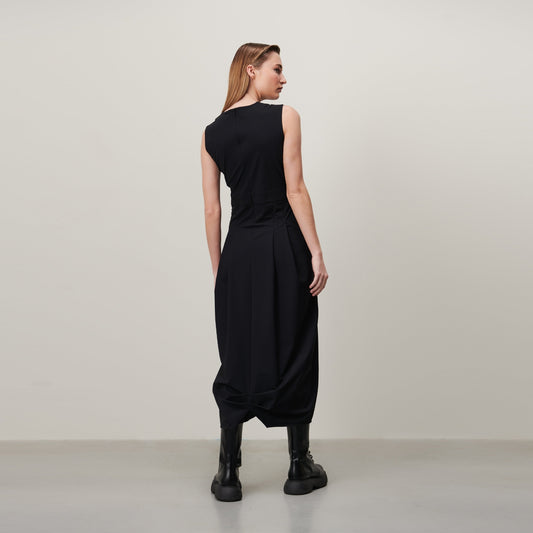 Jackie Dress Tech Jersey - Black