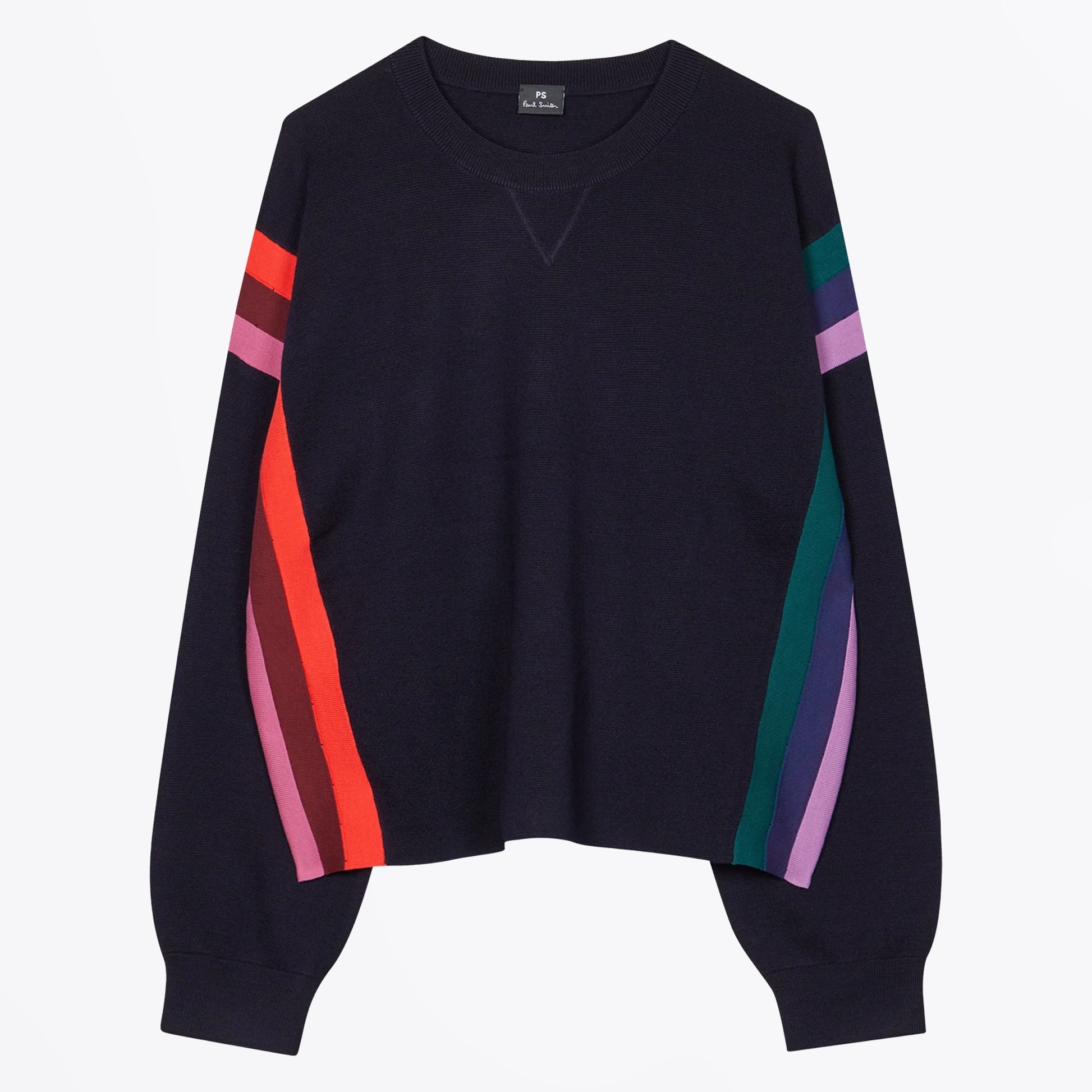 Paul Knitted Crew Neck Sweater - Dark Navy
