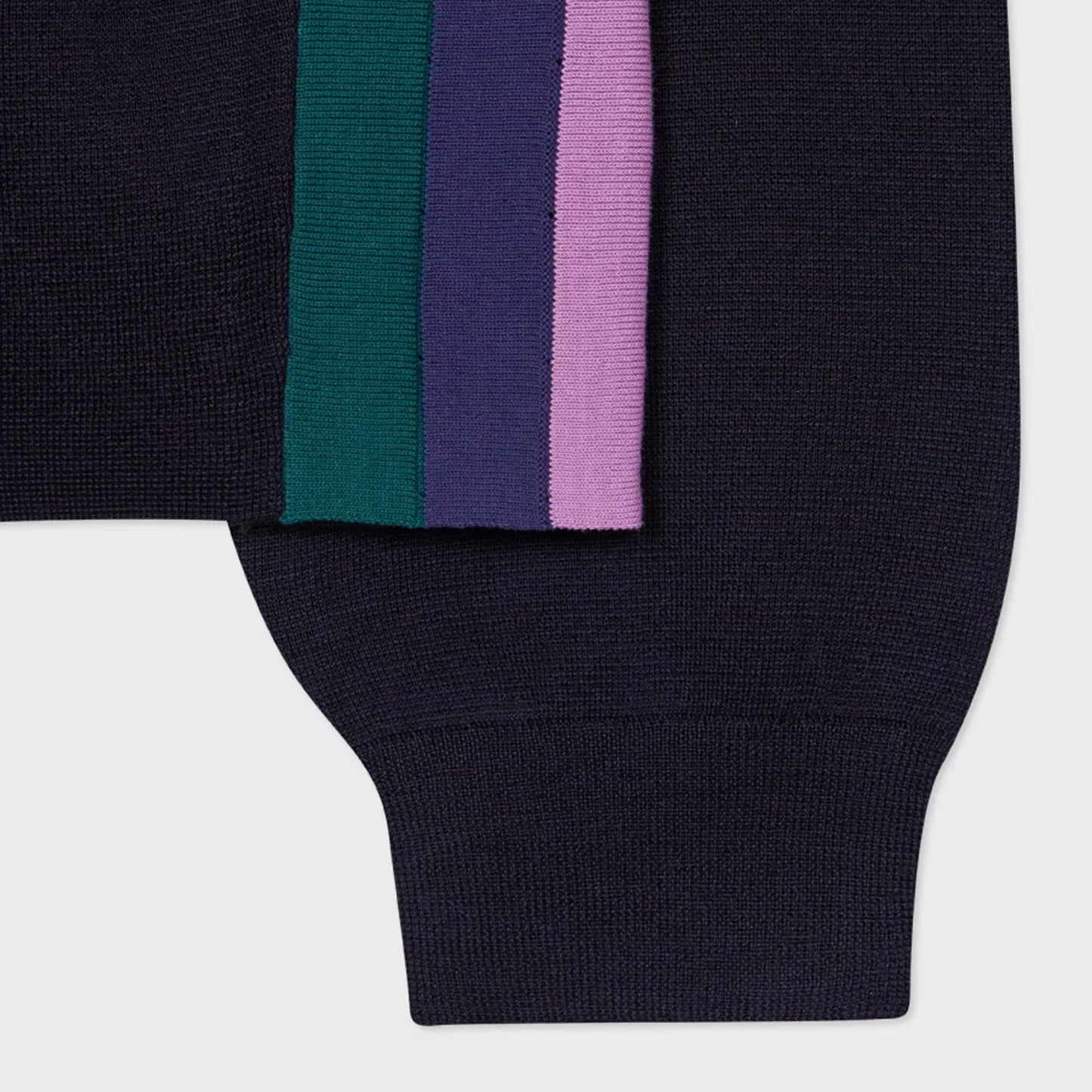 Knitted Crew Neck Sweater - Dark Navy