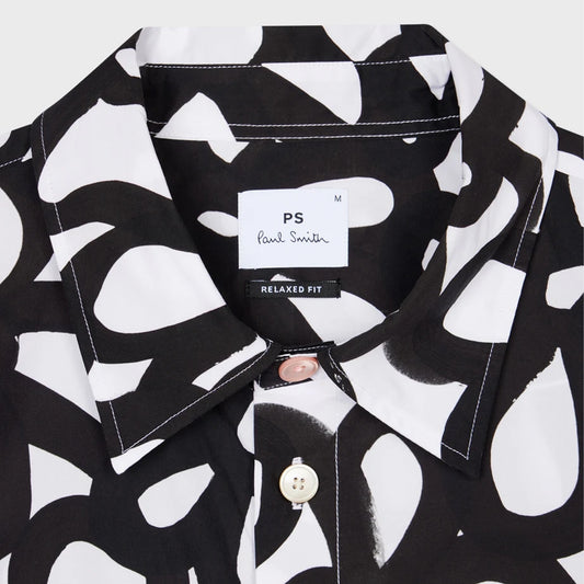Happy Floral Shirt - Monochrome