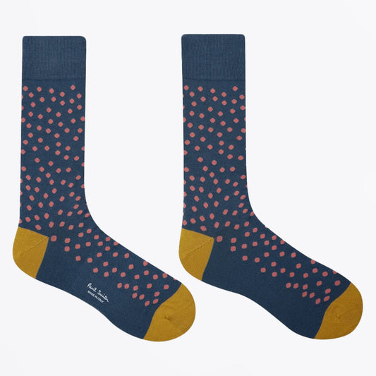 Humberto Dot Sock - Petrol Green