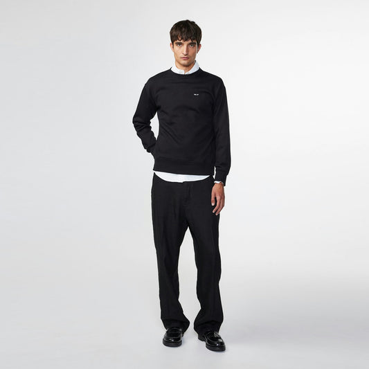 - Briggs Brushed Fleece Sweatshirt - Black