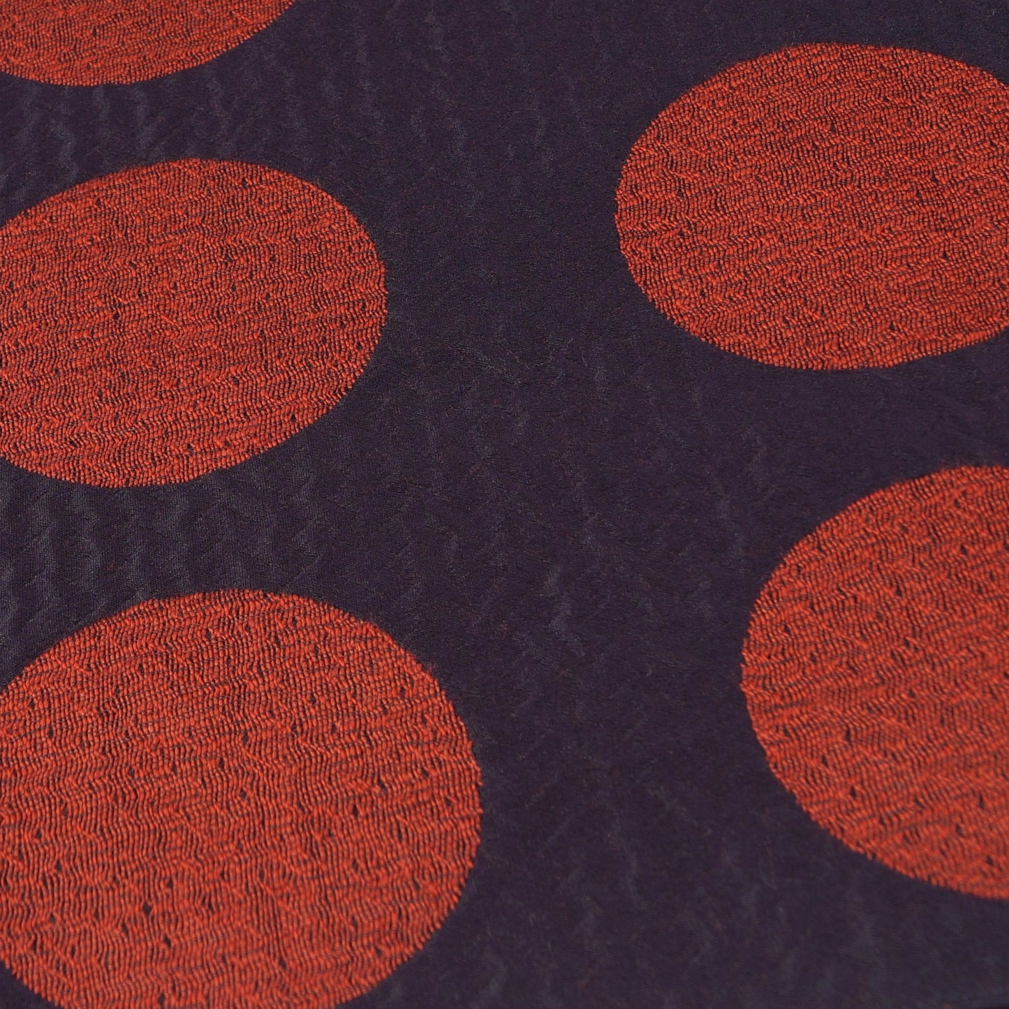 - Spot Jacqaurd Scarf - Red