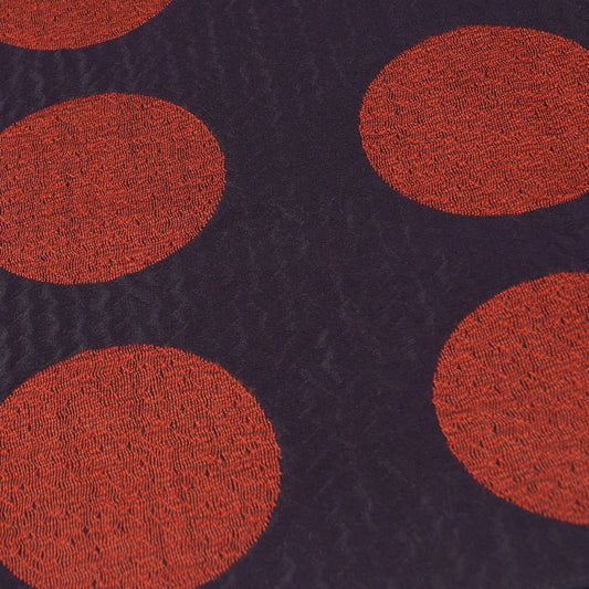 - Spot Jacqaurd Scarf - Red