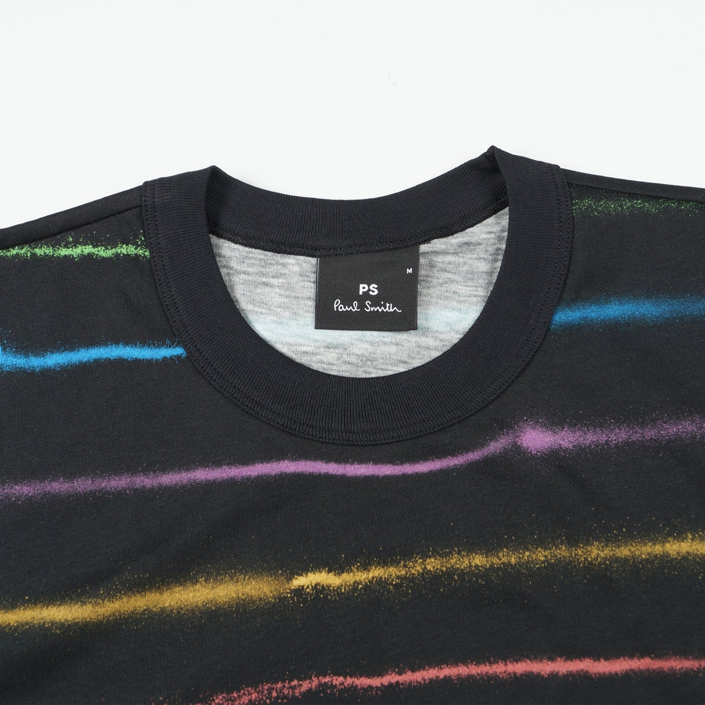 - Striped T-Shirt - Black