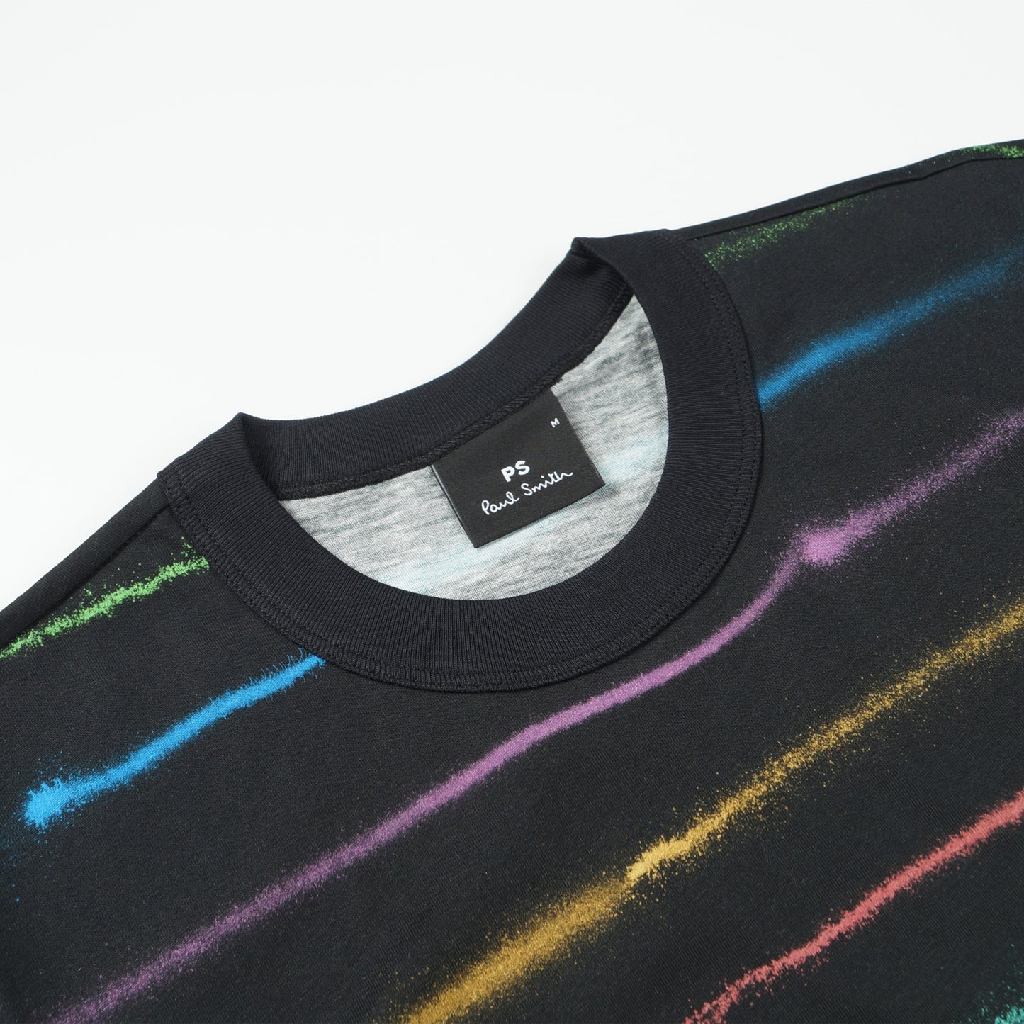 - Striped T-Shirt -Black