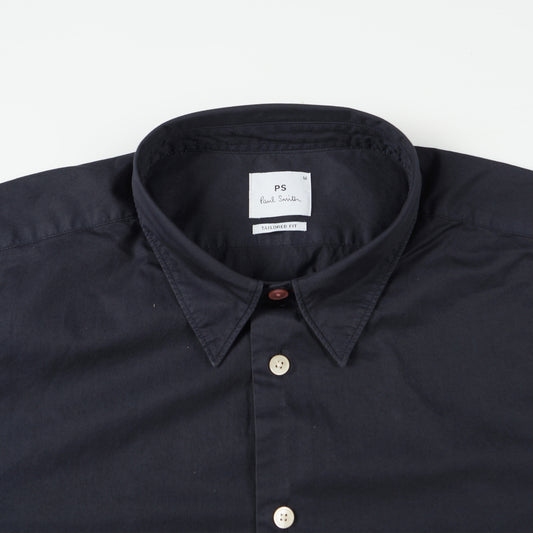 LS Tailored Fit Shirt - Dark Navy