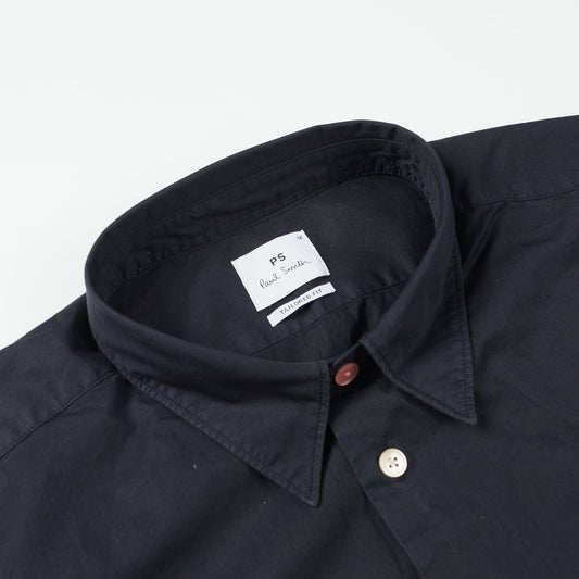 LS Tailored Fit Shirt - Dark Navy