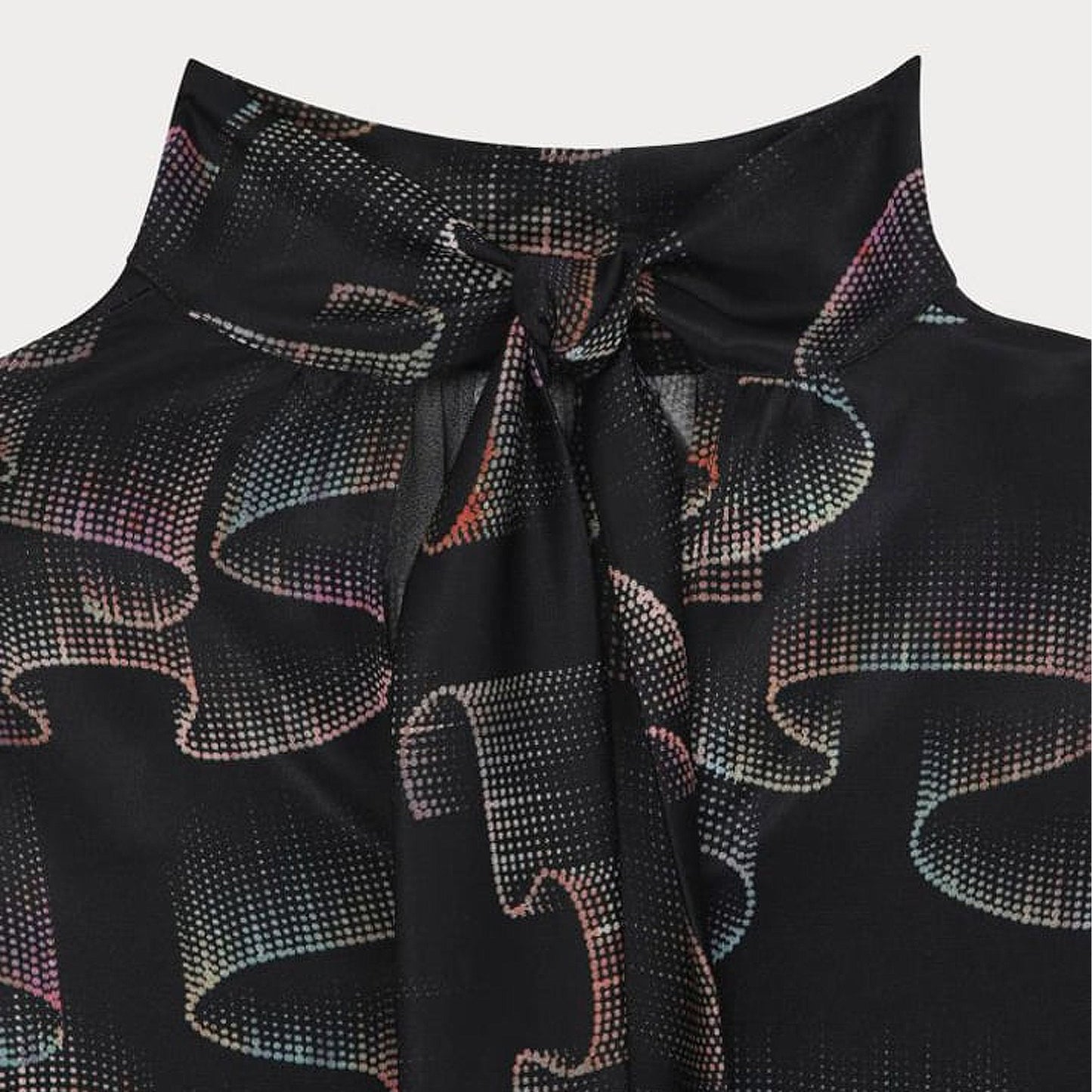 - Constellation Satin Top - Black