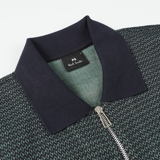 - Zip Cardigan - Dark Navy