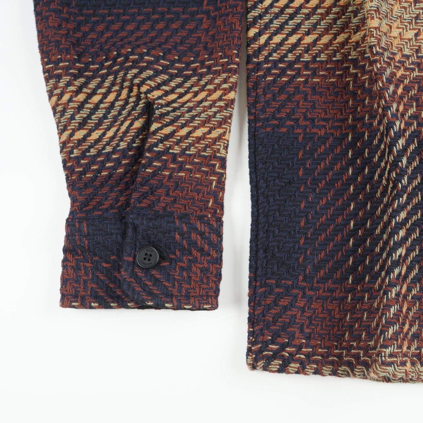 - Whiting Overshirt - Navy/Caramel