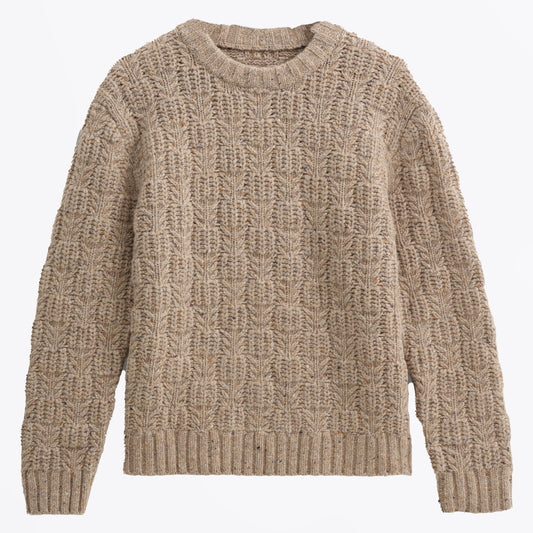 - Wilde Crew Checker Leaf - Natural