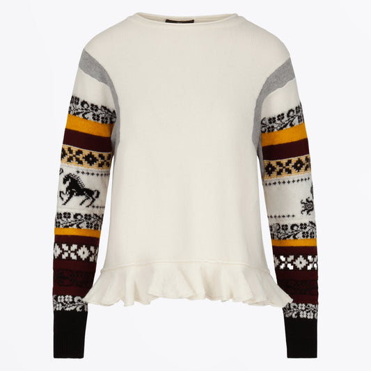 - Poetic Knitted Sweater - Ivory