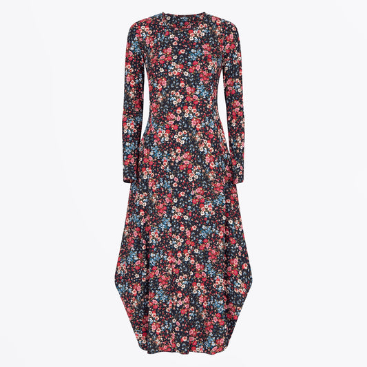 - At Length Dress - Multicoloured Floral
