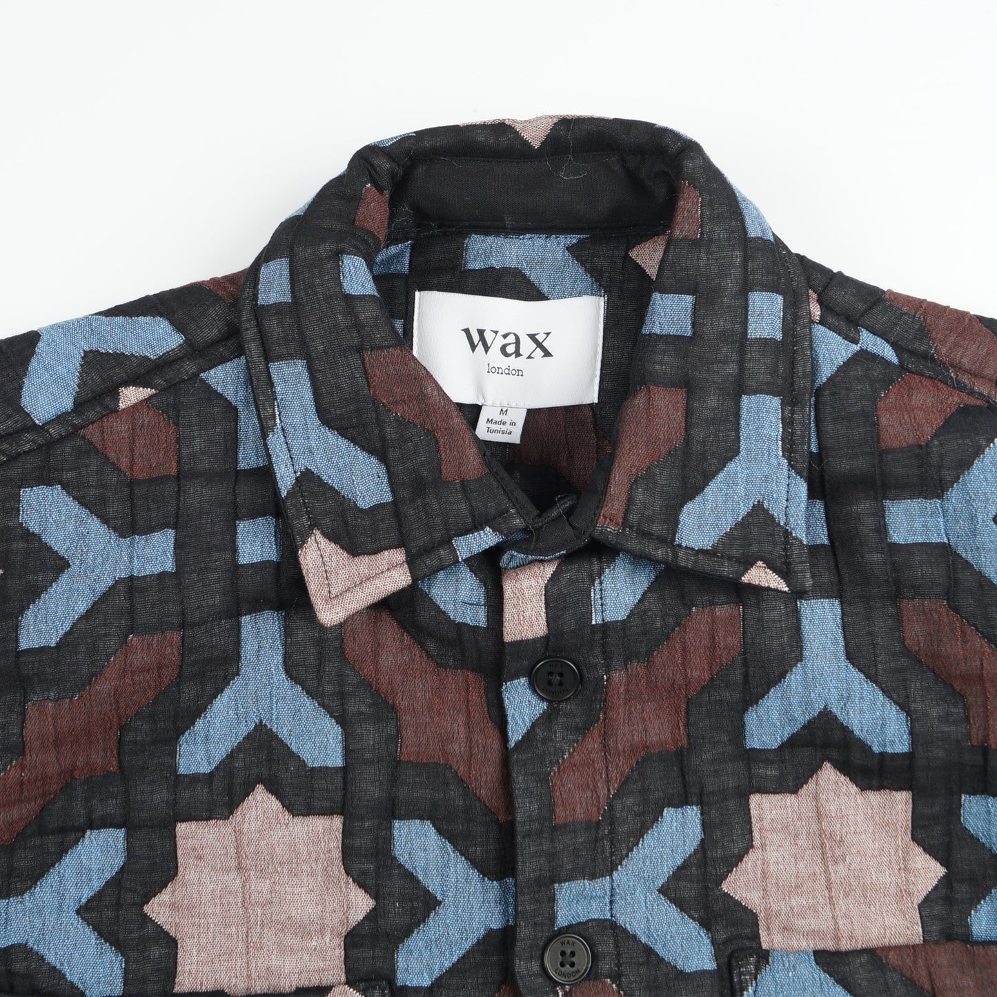 - Otto Overshirt - Black/Blue