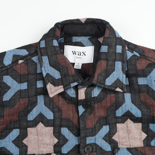 - Otto Overshirt - Black/Blue