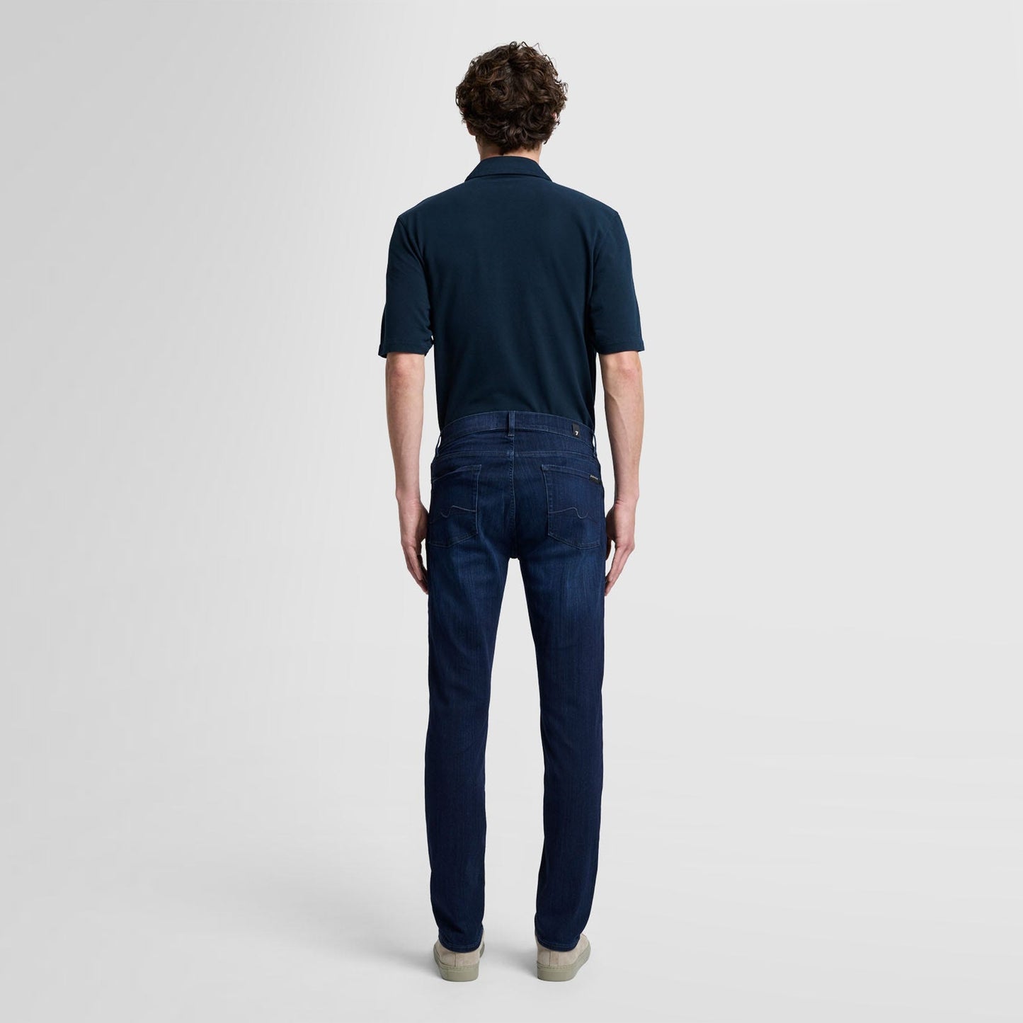- Slimmy Lux Performance Plus Jeans - Deep Blue