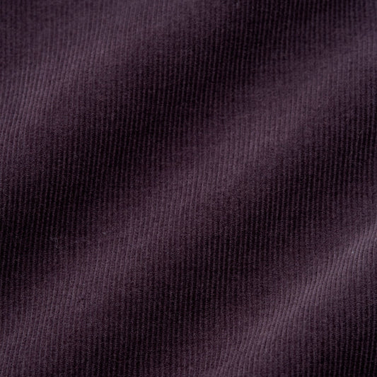 - Brook Corduroy Shirt - Aubergine