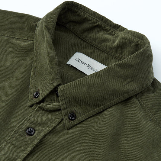 - Brook Corduroy Shirt - Green