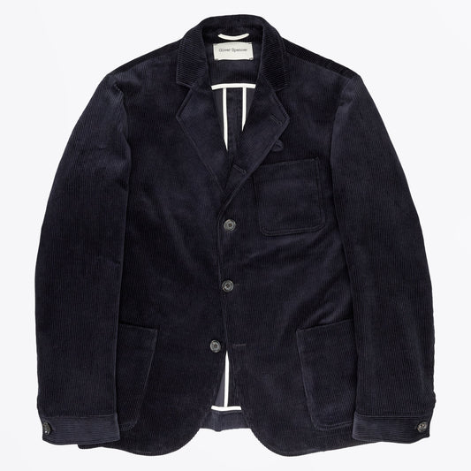 - Solms Corduroy Jacket - Navy