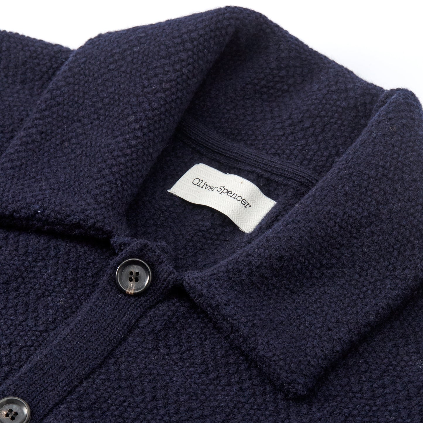 - Britten Knitted Cardigan - Navy