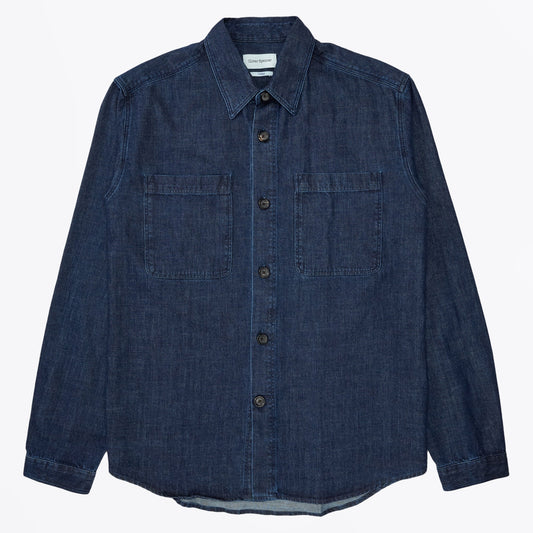- Treviscoe Mullins Denim Shirt - Indigo