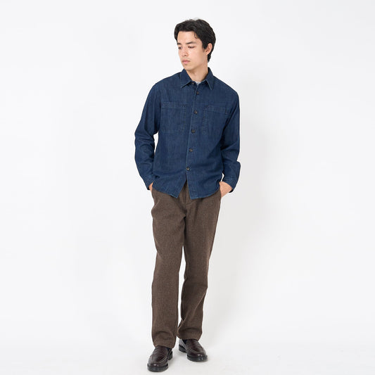 - Treviscoe Mullins Denim Shirt - Indigo