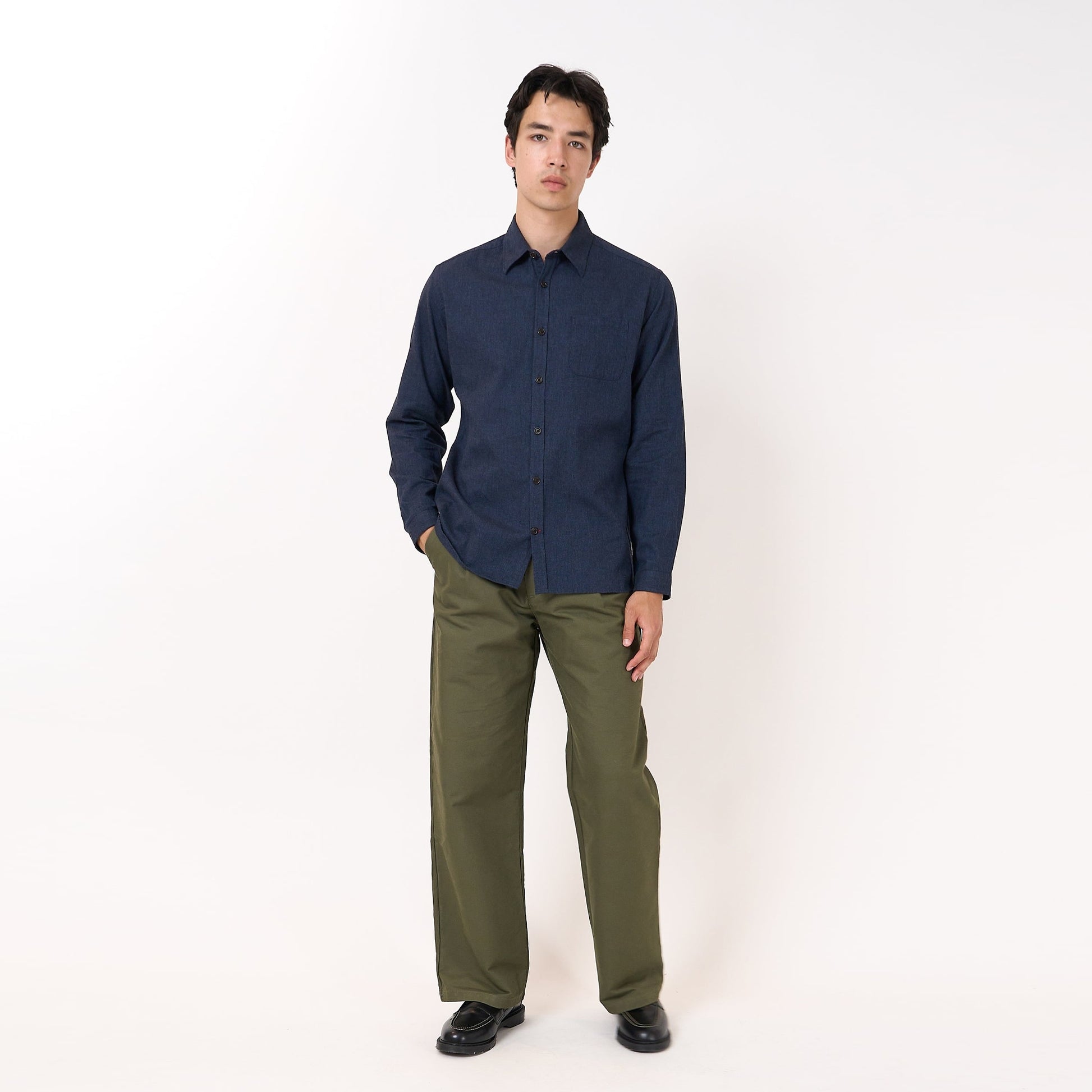Oliver New York Special Wyatt Shirt - Navy
