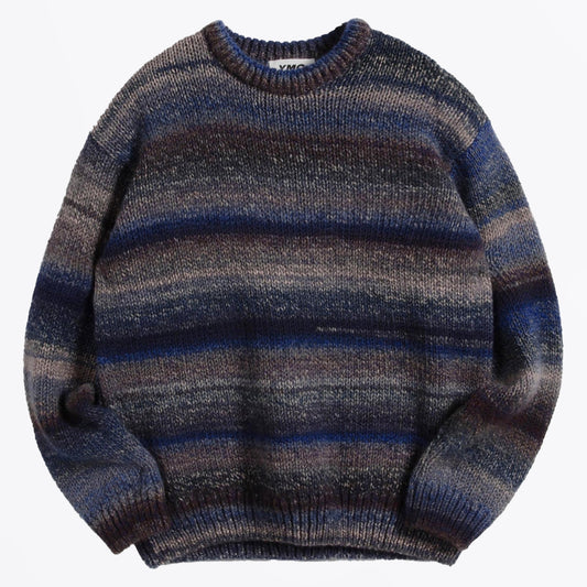 - Undertones Boxy Crew Knit - Blue