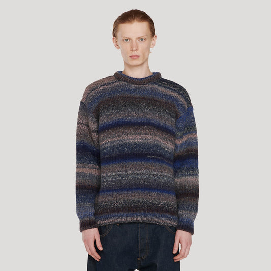 - Undertones Boxy Crew Knit - Blue