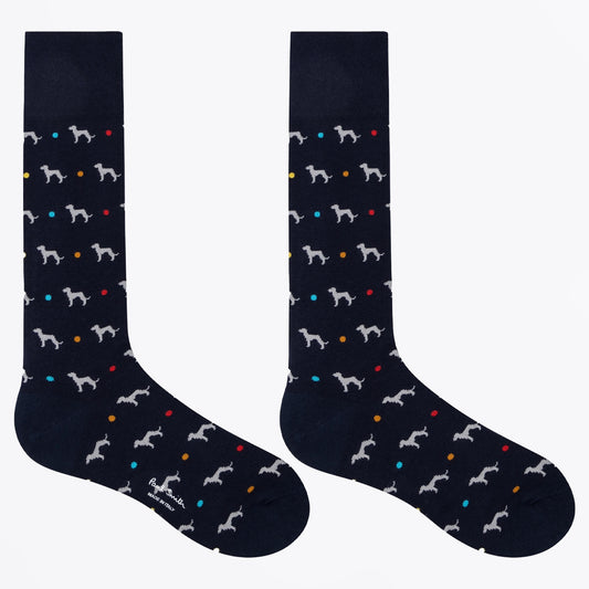Hank Whippet Socks - Navy