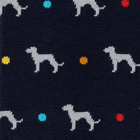 Hank Whippet Socks - Navy
