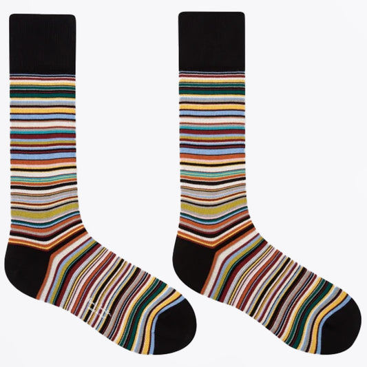 - Signature Stripe Socks - Multi
