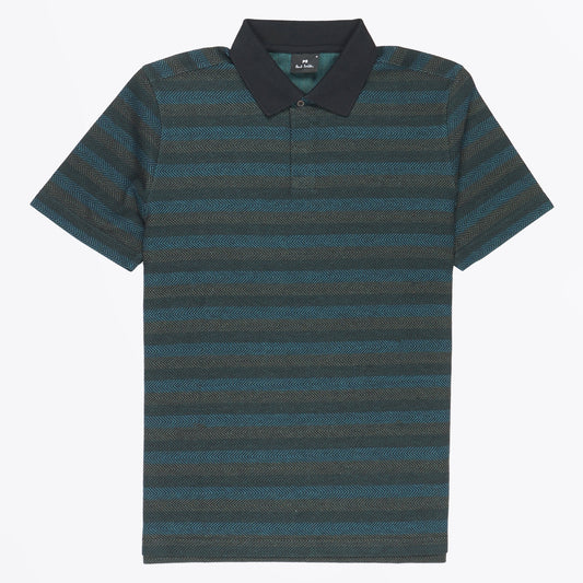 - Short Sleeve Polo Shirt - Black