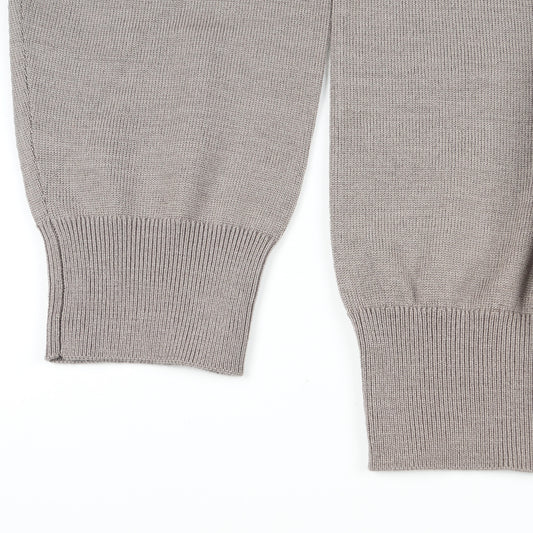 - Merino Polo Shirt - Taupe