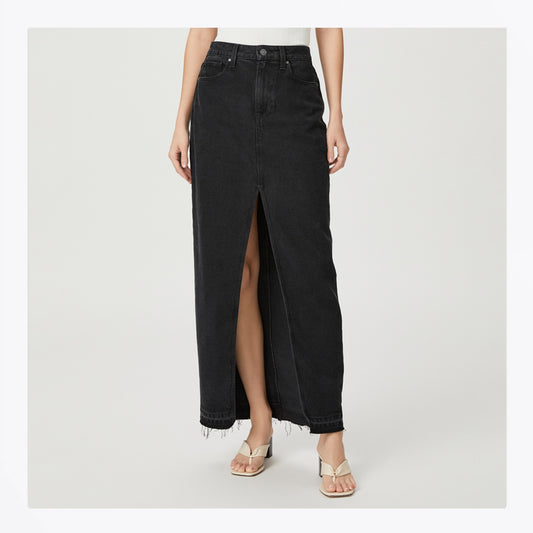 - Angela Maxi Skirt - Iridium