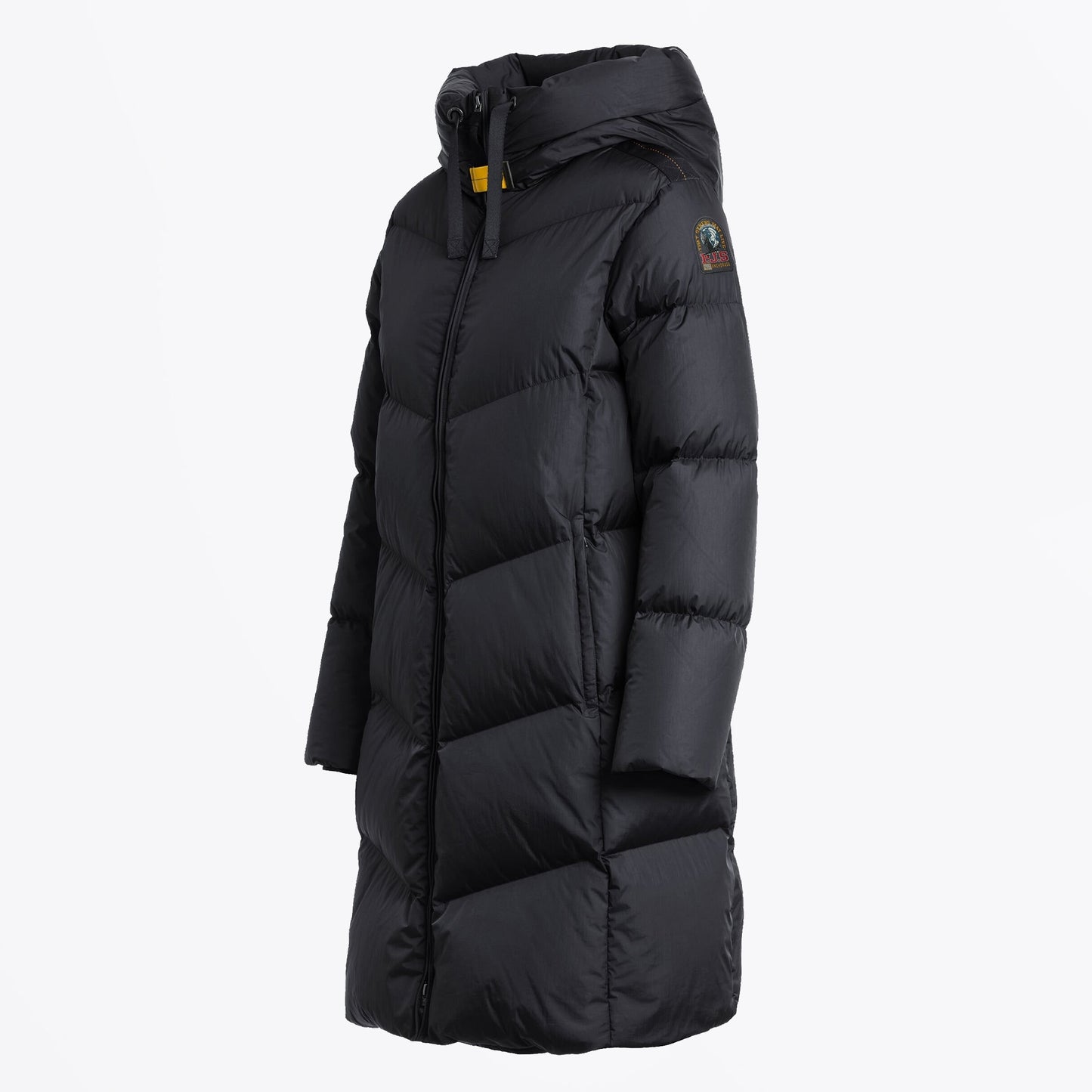 - Rindou Hooded Puffa Coat - Pencil