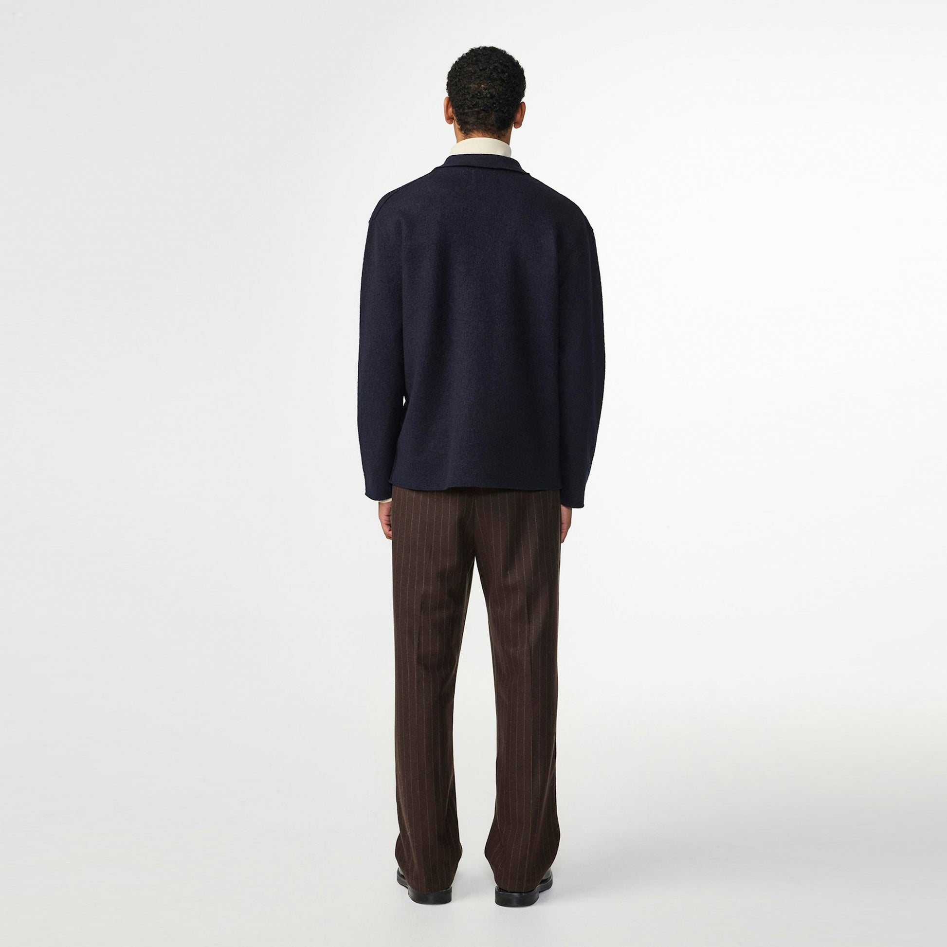NN07 Jonas Wool Button Cardigan - Navy