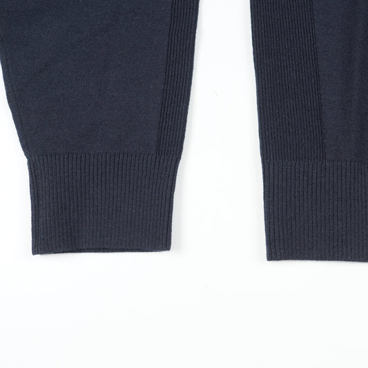 - Merino Sport Zip Neck - Navy