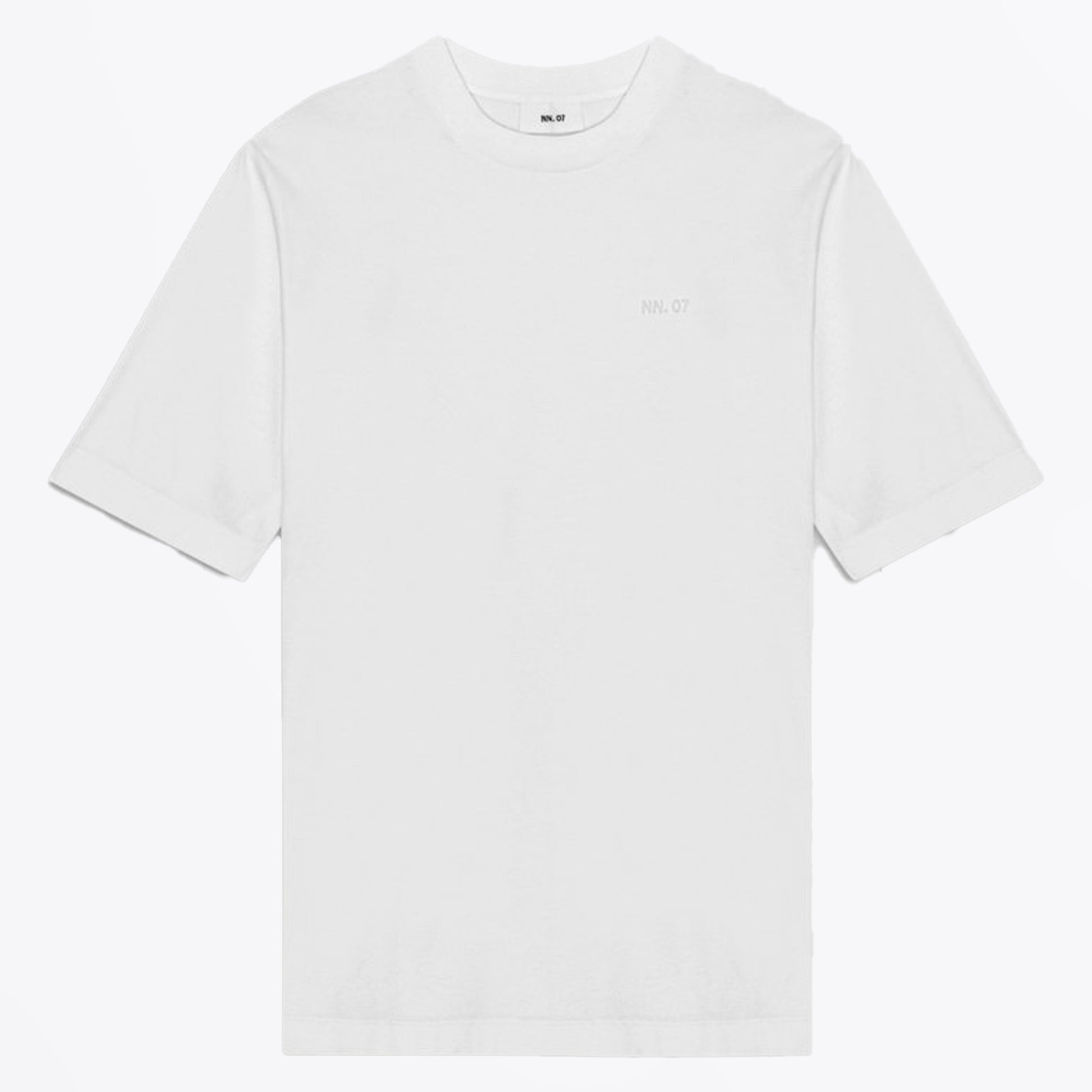 NN07 Nat Logo Tee - White